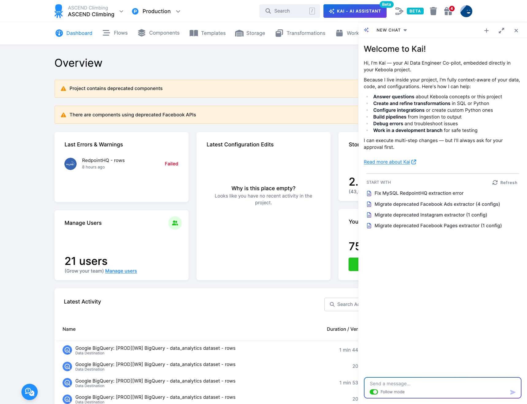 Kai Chat Panel